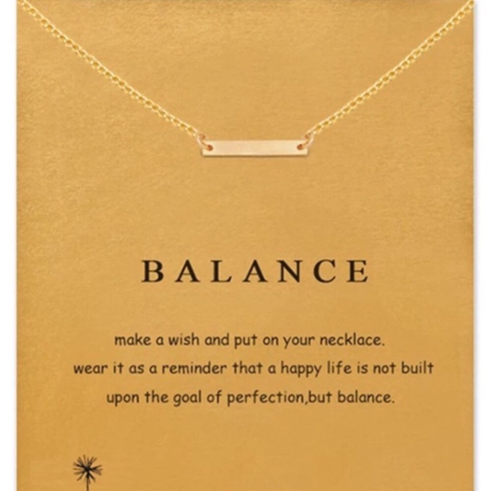 GOLD Balance Necklace